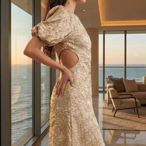 $188 Lisa Says Gah Gwen Midi Dress See all Lisa Says Gah! M